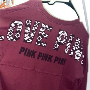 Burgundy pink Victoria secret top